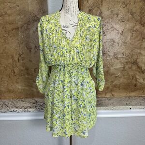 Maeve Anthropologie‎ Galen Dress Ray of Sunshine Floral Mini Women XS Pockets